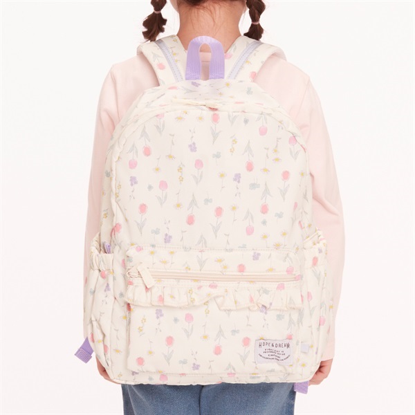 花柄・くま・働く車・恐竜撥水ボンディングリュック バッグ｜子供服