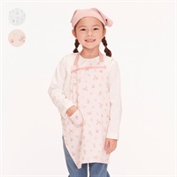 花・くま総柄エプロン