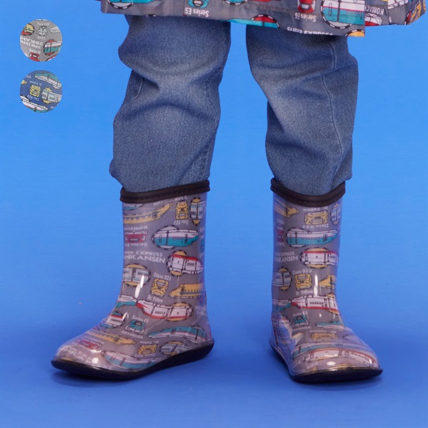 JR新幹線柄レインシューズ