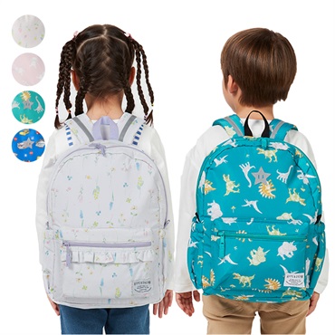 花・うさぎ・恐竜・働く車総柄リュック バッグ｜子供服・ベビー服の