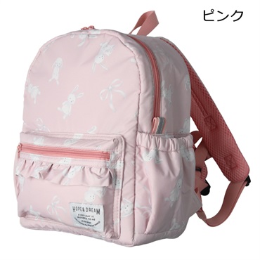 花・うさぎ・恐竜・働く車総柄リュック バッグ｜子供服