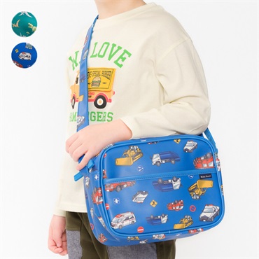 恐竜・働く車総柄通園バッグ