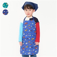 恐竜・働く車総柄エプロン エプロン｜子供服・ベビー服の通販はこども