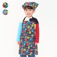 JR新幹線電車柄エプロン・三角巾セット エプロン｜子供服