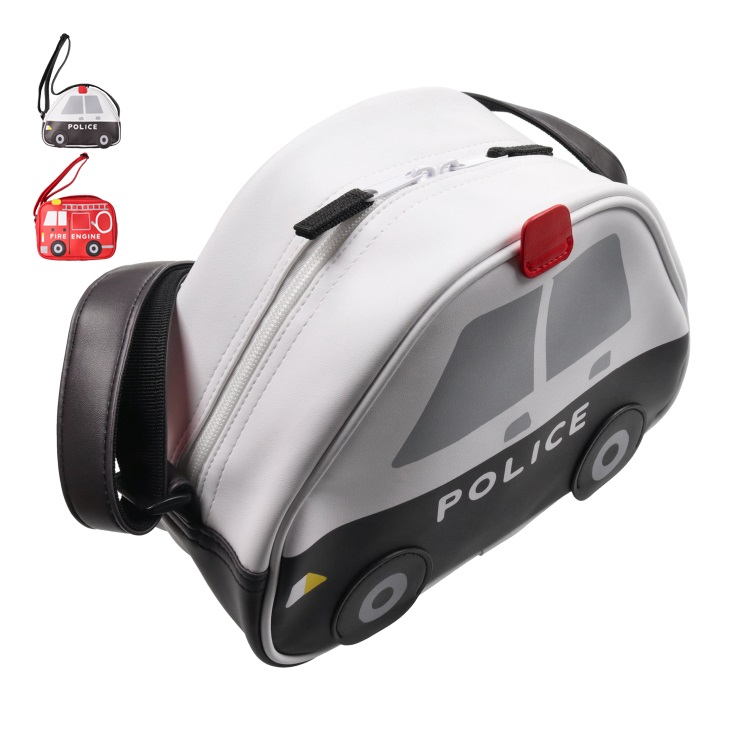 パトカー・消防車立体通園バッグ