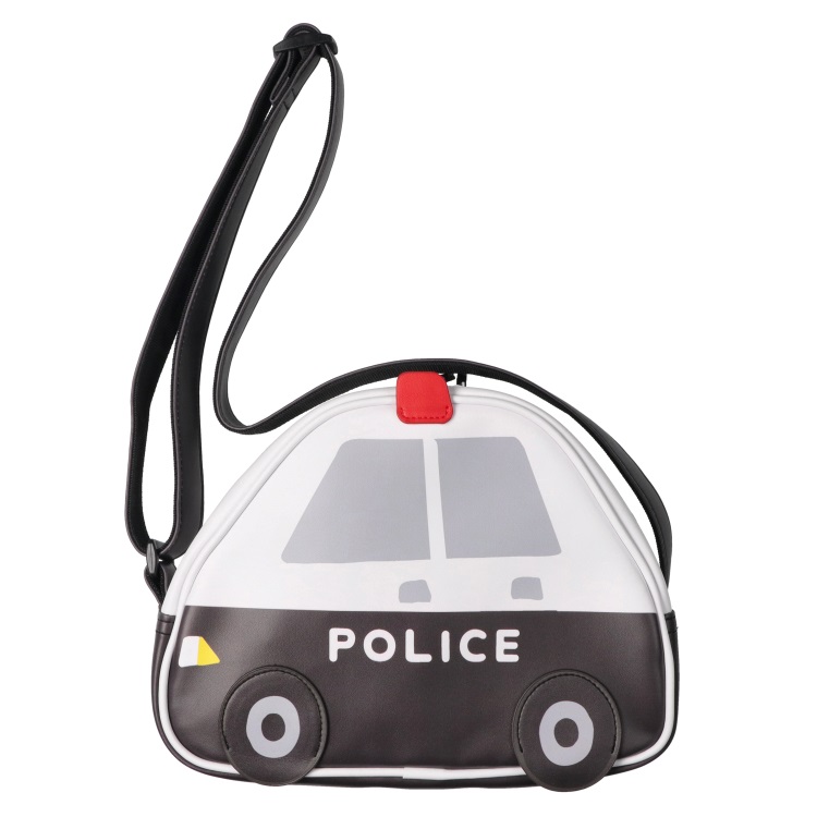 パトカー・消防車立体通園バッグ(オフホワイト-FREE)