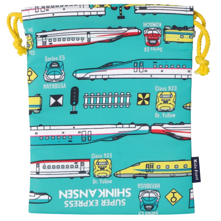 JR新幹線電車柄巾着袋【S】 バッグ｜子供服・ベビー服の通販はこどもの