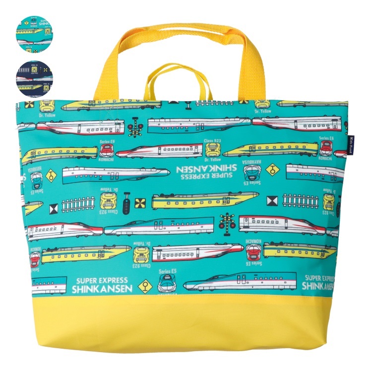 JR新幹線電車柄レッスンバッグ