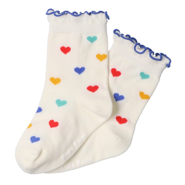 ハート柄クルーソックス・靴下 ソックス｜子供服・ベビー服の通販は