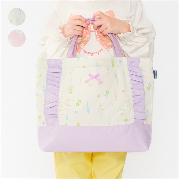 お花・うさぎ総柄レッスンバッグ バッグ｜子供服・ベビー服の通販は