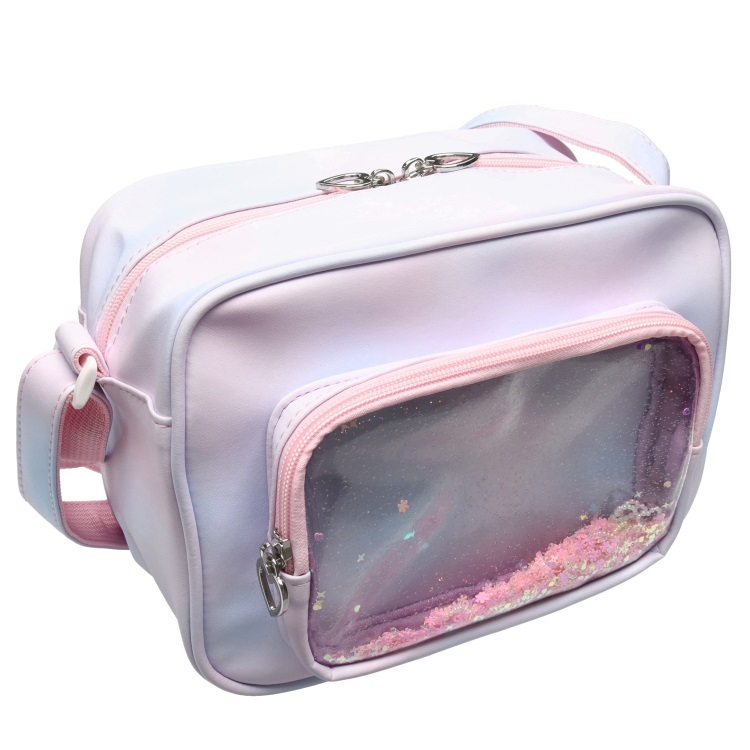 *キラキラポケット通園バッグ(ピンク-FREE)