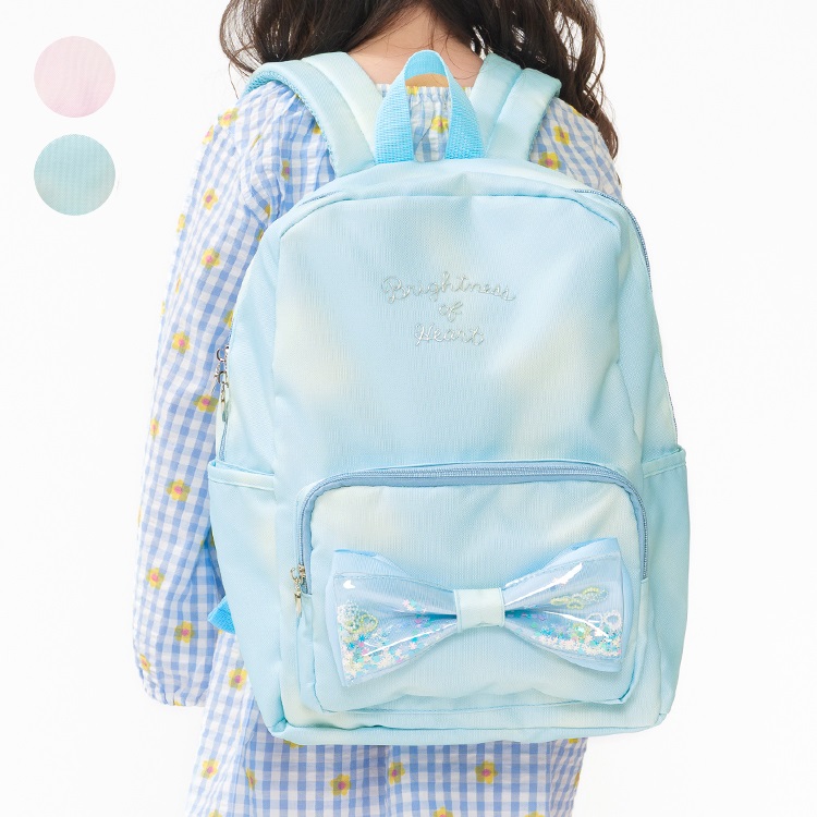 *スパンコールリボン付リュック