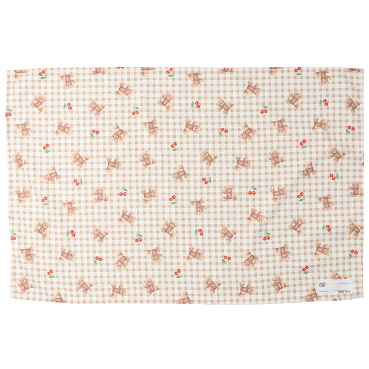 ユニコーン・くま総柄ランチクロス(ベージュ-FREE)