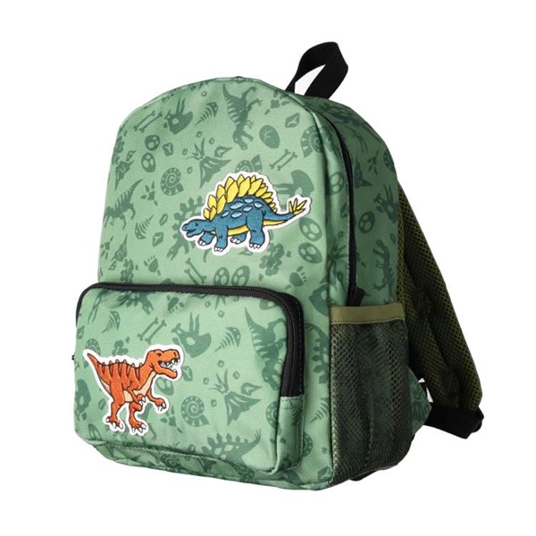 恐竜・働く車総柄ワッペン付撥水加工リュック バッグ｜子供服