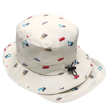 働く車柄撥水ハット・帽子 帽子｜子供服・ベビー服の通販はこどもの森