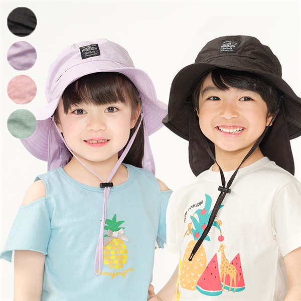 無地ナイロン撥水ハット・帽子 雑貨｜子供服・ベビー服の通販は