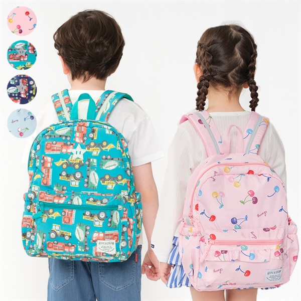 さくらんぼ・働く車総柄リュック リュック｜子供服・ベビー服の通販は