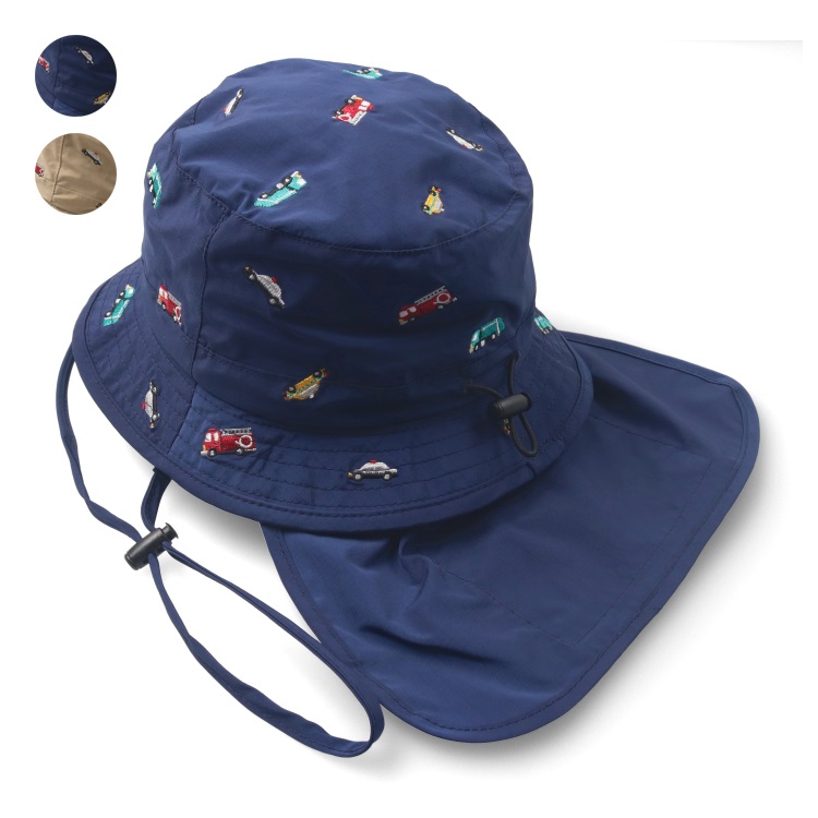 【WEB限定】働く車刺繍撥水ハット