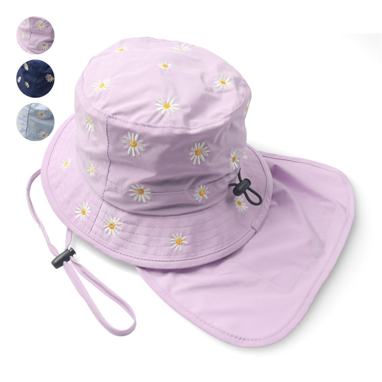 【WEB限定】デイジーお花柄撥水ハット