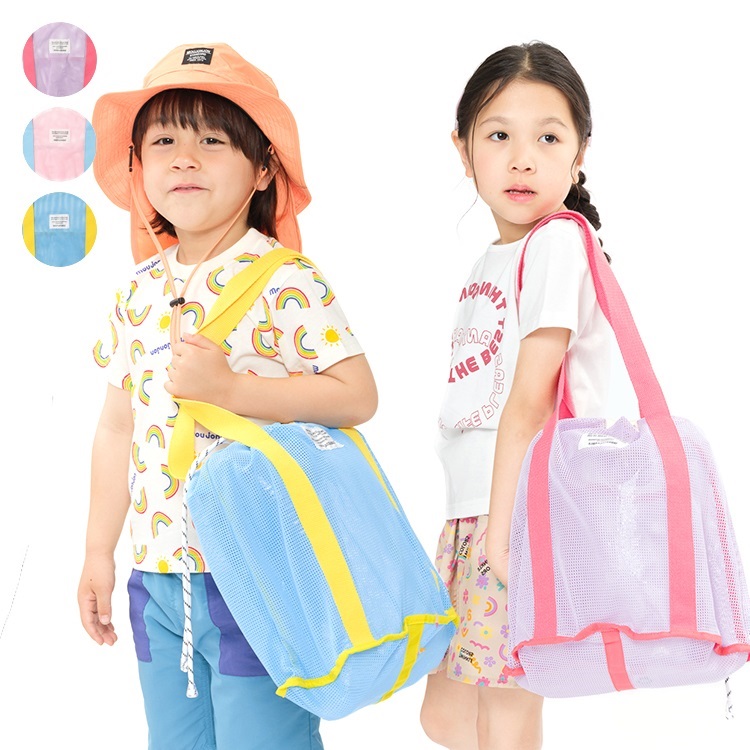 【WEB限定】メッシュ巾着ビーチバッグ