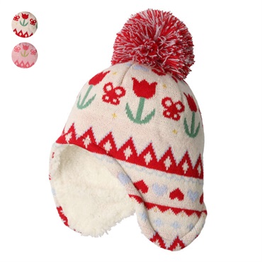 hir0.to.maron　すのチル　うさ耳ニット帽子　柄シャツセット hir0.to.maron様専用 すのチル うさ耳ニット帽子 柄シャツセット