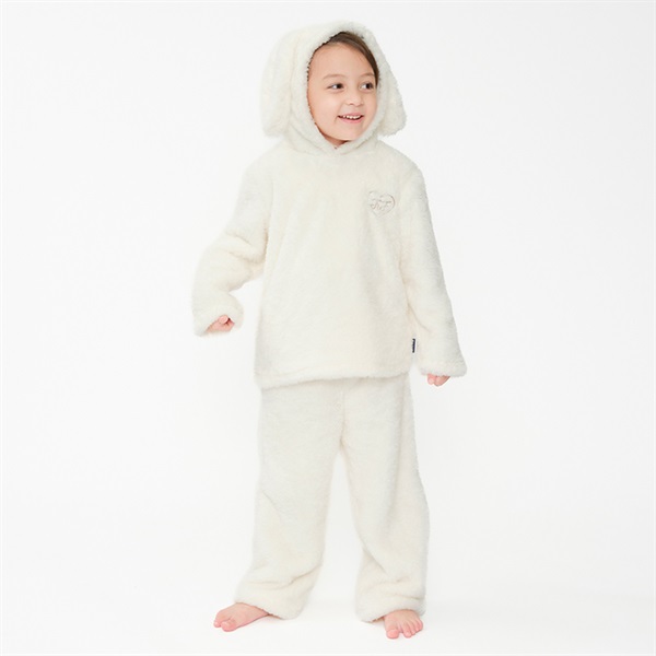 アニマルボアパジャマ(ホワイト-120cm)