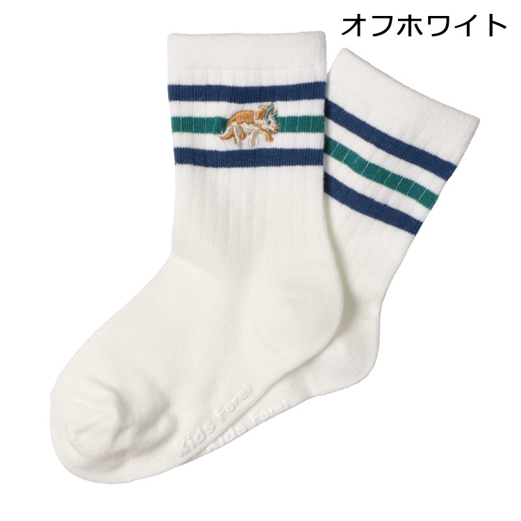 働く車・恐竜刺繍クルーソックス・靴下 ソックス｜子供服・ベビー服の