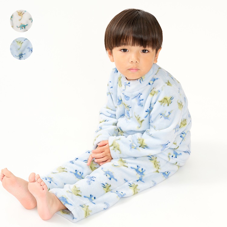 恐竜柄ボアパジャマ