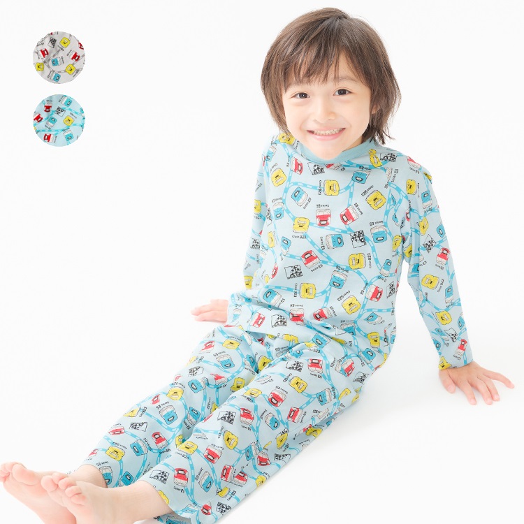 JR新幹線電車総柄長袖パジャマ