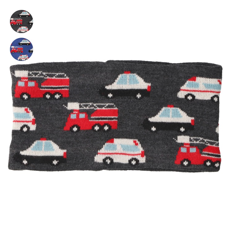 *働く車総柄スヌード