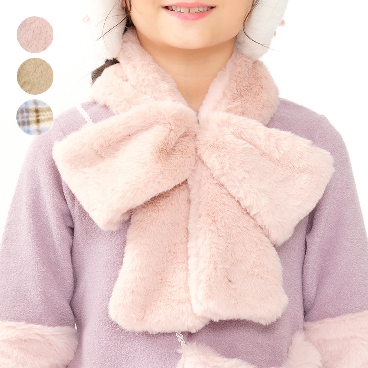 ふわふわファーリボンティペット 雑貨｜子供服・ベビー服の通販は
