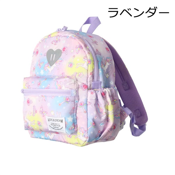 ユニコーン・苺総柄撥水ボンディングリュック リュック｜子供服