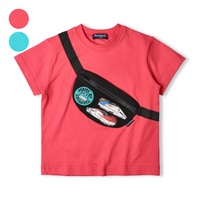 JR新幹線電車ボディーバック風半袖Tシャツ