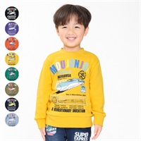 *【WEB限定】ベア裏毛新幹線電車トレーナー