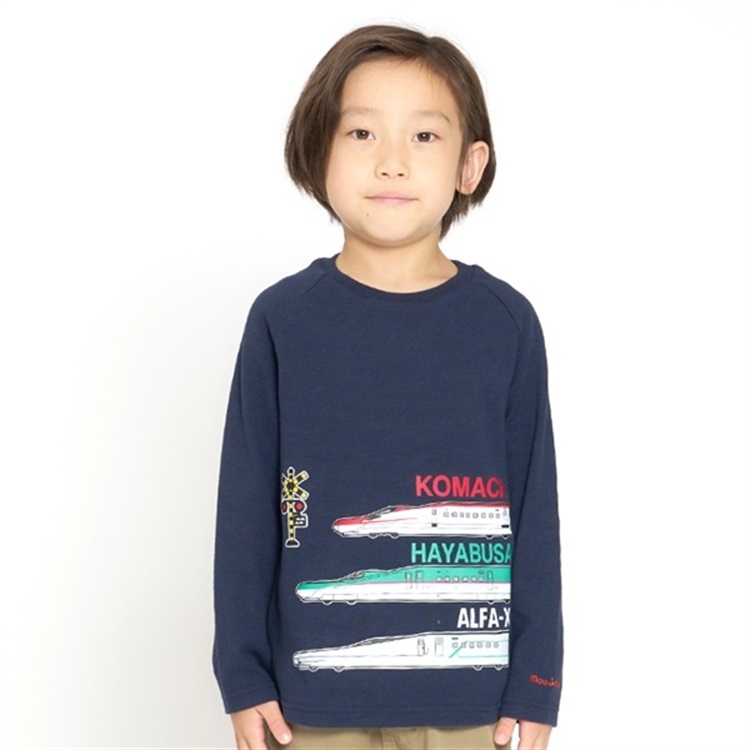 リップルフライス新幹線電車Ｔシャツ(コン-120cm)