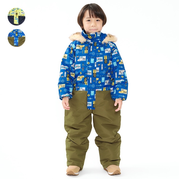 JR新幹線電車柄スノーコンビ スノー｜子供服・ベビー服の通販はこども