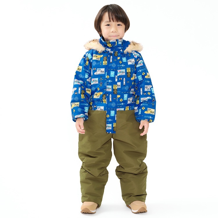 JR新幹線電車柄スノーコンビ スノー｜子供服・ベビー服の通販はこども