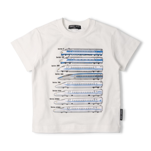 JR歴代新幹線電車プリント半袖Tシャツ 半袖Tシャツ｜子供服・ベビー服