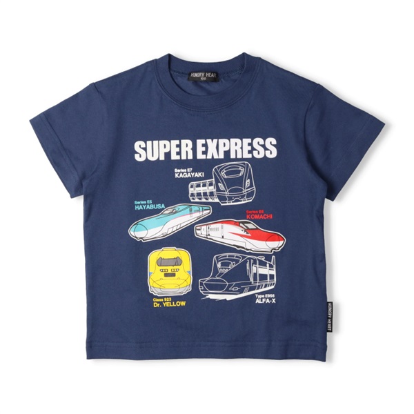 JR新幹線電車蓄光プリント半袖Tシャツ 半袖Tシャツ｜子供服・ベビー服