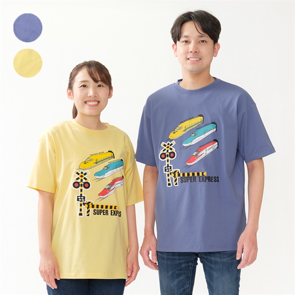 大人サイズ】JR新幹線電車仕掛け半袖Tシャツ 半袖Tシャツ｜子供服