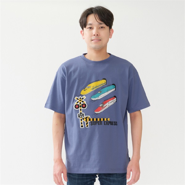 大人サイズ】JR新幹線電車仕掛け半袖Tシャツ 半袖Tシャツ｜子供服