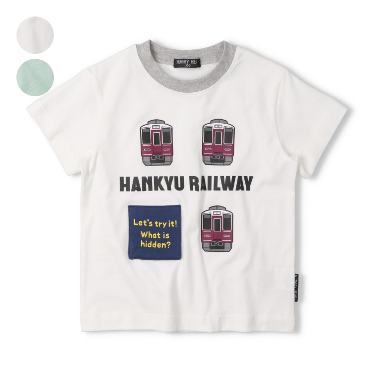 阪急電車仕掛け半袖Tシャツ