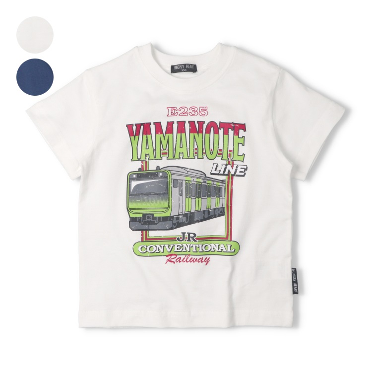 山手線電車プリント半袖Tシャツ