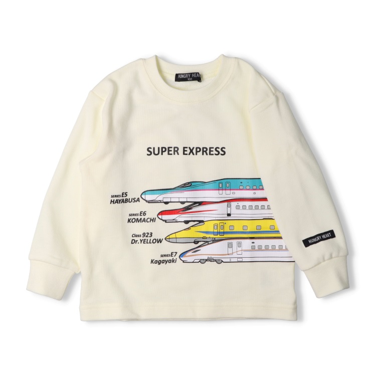 JR新幹線電車路線図裏毛トレーナー トレーナー｜子供服・ベビー服の