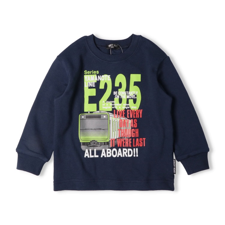 JR在来線電車山手線プリント裏毛トレーナー トレーナー｜子供服