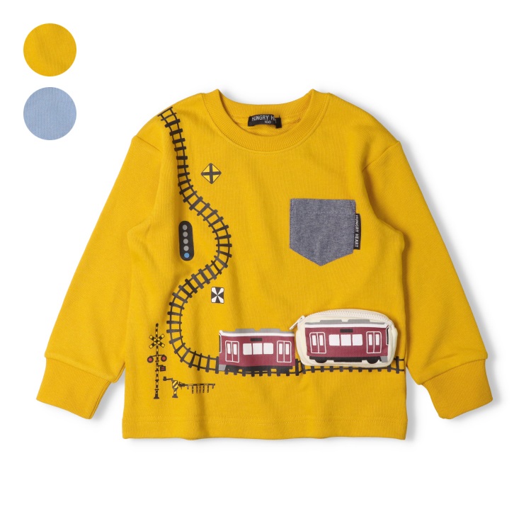 *阪急電車ポケット付裏毛トレーナー