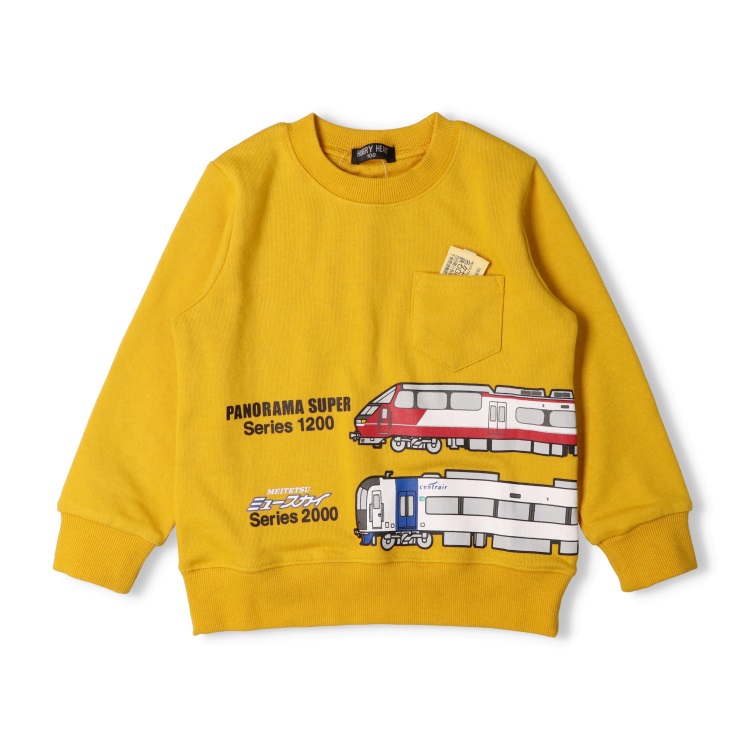 名鉄電車ポケット付裏毛トレーナー トレーナー｜子供服・ベビー服の