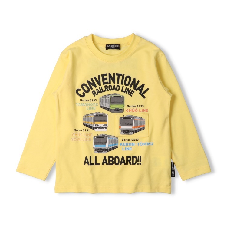JR在来線電車仕掛け長袖Tシャツ 長袖Tシャツ｜子供服・ベビー服の通販