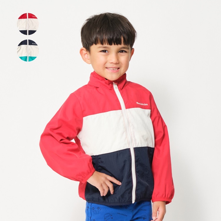 撥水加工切替ナイロンジャケット