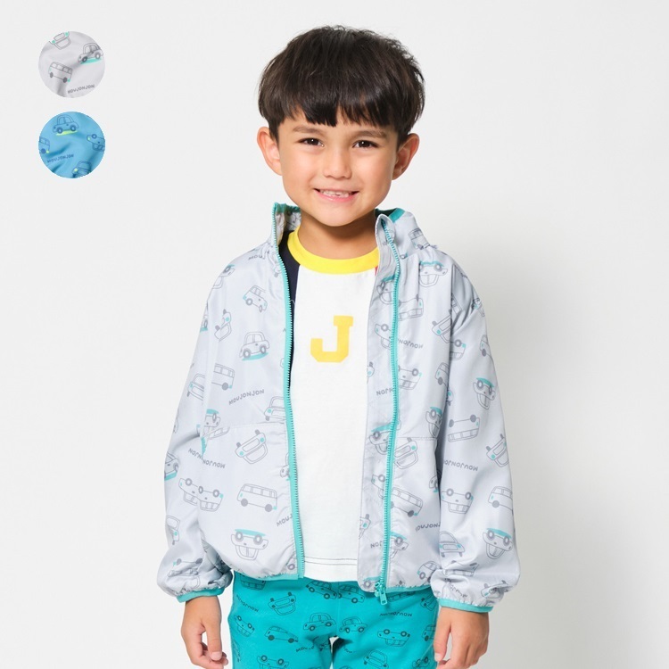 *撥水加工車柄タフタジャケット